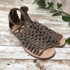 Jeffrey Campbell Pulau Gladiator Flat Sandals